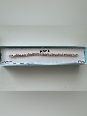 Piper K Floral Tennis Bracelet